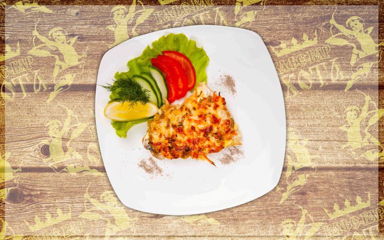 Сибас с овощами Сибас с овощами